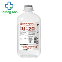 Glucose 20% 500ml B.Braun - Giúp điều trị hạ đường huyết hiệu quả