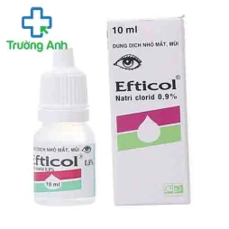 EFTICOL 0,9% F.T.PHARMA - Thuốc điều trị nghẹt mũi, rửa mắt hiệu quả