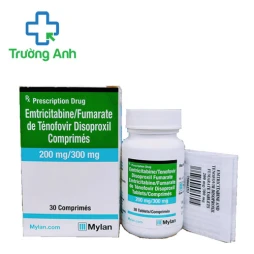 Emtricitabine/Tenofovir Disoproxil Fumarate 200mg/300mg Mylan - Thuốc điều trị HIV