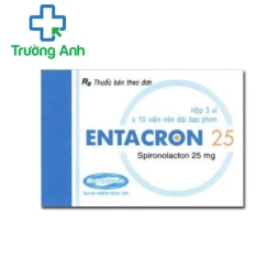 Entacron 25 - Thuốc điều trị phù gan, phù thận, phù tim của SAVIPHAMR