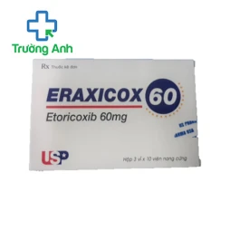 Eraxicox 60mg - Thuốc giảm đau, chống viêm ở khớp và cơ bắp của US PHARMA