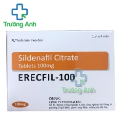 Erecfil - 100 - Thuốc điều trị rối loạn cương dương hiệu quả
