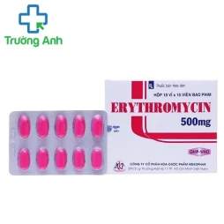 Erythromycin 500mg MKP - Thuốc điều trị nhiễm khuẩn hiệu quả