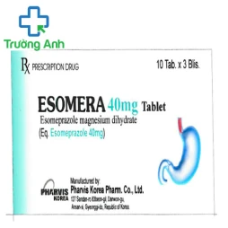 Esomera 40mg Tablet - Thuốc điều trị trào ngược dạ dày, thực quản, loét dạ dày
