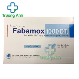 Fabamox 1000 DT - Thuốc điều trị nhiễm khuẩn hiệu quả của Pharbaco