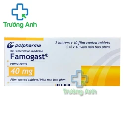 Famogast 40mg - Thuốc điều trị viêm loét dạ dày, tá tràng hiệu quả của Polpharma