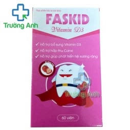 Faskid Vitamin D3 - Hỗ trợ tăng cường hệ miễn dịch bé yêu