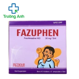 Fazuphen 30mg/5ml Medisun - Thuốc điều trị viêm mũi dị ứng hiệu quả