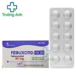 Febuxotid vk 80 - Thuốc điều trị bệnh gút (gout) hiệu quả của An Thiên
