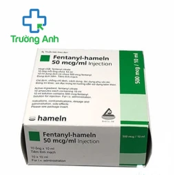 Fentanyl- Hameln 50mcg/ml (10ml) - Thuốc giảm đau, an thần hiệu quả