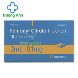 Fentanyl citrate 0.1mg/2ml Yichang - Thuốc giảm đau, chống viêm hiệu quả