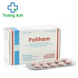 Folihem - Thuốc điều trị thiếu máu do thiếu sắt hiệu quả của Cyprus