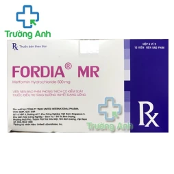 Fordia MR 500mg - Thuốc điều trị đái tháo đường tuýp 2 hiệu quả