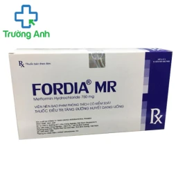 Fordia MR 750mg - Thuốc điều trị đái tháo đường tuýp 2 hiệu quả