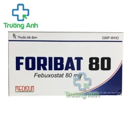 Foribat 80 - Thuốc điều trị tăng acid uric máu ở người bị gout