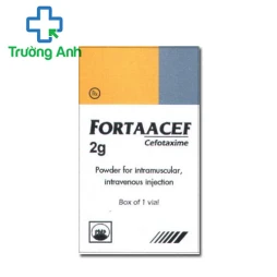 FORTAACEF 2g - Thuốc điều trị nhiễm trùng, nhiễm khuẩn của Pymepharco
