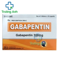 Gabapentin 300mg Khapharco - Thuốc giảm đau thần kinh hiệu quả