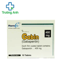 Gabin 400mg - Thuốc hỗ trợ điều trị động kinh hiệu quả của Pakistan