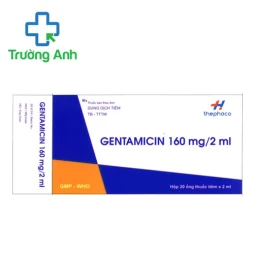 Gentamicin 160mg/2ml Thephaco - Thuốc điều trị nhiễm khuẩn hiệu quả