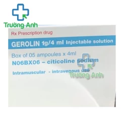 Gerolin 500mg/4mlGerolin 500mg/4ml Injectable solution - Thuốc trị tai biến mạch máu não