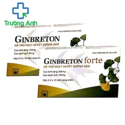 GINBRETON FORTE - Thuốc hỗ trợ hoạt huyết, tăng cường tuần hoàn não của Pymepharco