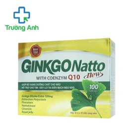 Ginkgo Natto with Coenzym Q10 New - Hỗ trợ giảm tai biến mạch máu não