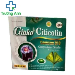 Ginko Citicolin Coenzym Q10 (xanh) - Giúp hoạt huyết dưỡng não hiệu quả