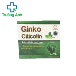 Ginko Citicolin - Tăng cường tuần hoàn não, hỗ trợ hoạt huyết