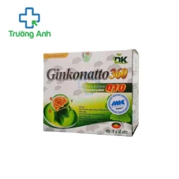 Ginkonatto 360 Q10 Tradiphar - Hỗ trợ hoạt huyết, tăng cường lưu thông máu não