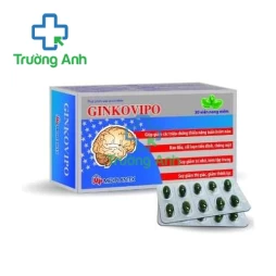 Ginkovipo Mediplantex - Viên uống tăng cường tuần hoàn máu não