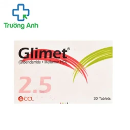 Glimet 500mg/ 2.5 tablets - Điều trị bệnh đái tháo đường type II