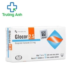 Glocor 2.5 FCT Glomed - Thuốc điều trị tăng huyết áp hiệu quả