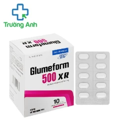 Glumeform 500 XR - Thuốc điều trị đái tháo đường týp 