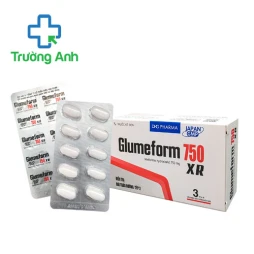 Glumeform 750 XR DHG - Thuốc điều trị đái tháo đường tuýp 2