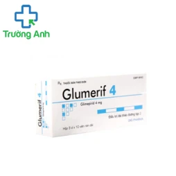 GLUMERIF 4 - Thuốc điều trị bệnh đái tháo đường hiệu quả của DHG