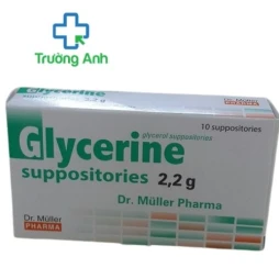 Glycerine suppositories 2,2g - Điều trị táo bón của Anh