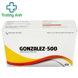 Gonzalez-500 - Thuốc điều trị ngộ độc sắt và thải sắt hiệu quả