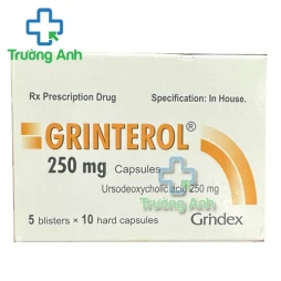 Grinterol 250mg Capsules - Điều trị xơ gan mật, hòa tan sỏi mật