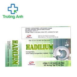 Hadilium 10mg Hadiphar - Thuốc điều trị buồn nôn và nôn hiệu quả
