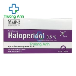 Haloperidol 0,5% Danapha (tiêm) - Thuốc điều trị bệnh tâm thần