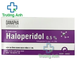 Haloperidol 0,5% Danapha (tiêm) - Thuốc điều trị bệnh tâm thần