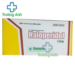 Haloperidol 1,5mg Danapha (vỉ) - Thuốc điều trị bệnh tâm thần