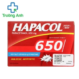 Hapacol 650 DHG - Thuốc giảm đau, hạ sốt chất lượng