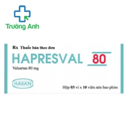 Hapresval 80 - Thuốc điều trị cao huyết áp hiệu quả của Hasan