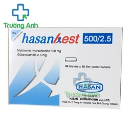 Hasanbest 500/2.5 - Thuốc điều trị đái tháo đường tuýp 2 hiệu quả