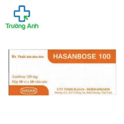 Hasanbose 100 - Thuốc hỗ trợ điều trị đái tháo đường tuýp 2 hiệu quả
