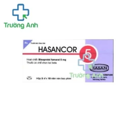 Hasancor 5 - Thuốc điều trị tăng huyết áp, đau thắt ngực