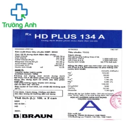 HD Plus 134 A - Dung dịch thẩm phân máu hiệu quả của B.Braun