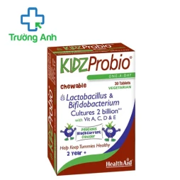 HealthAid Kidzprobio Chewable Tablets - Viên nhai cân bằng hệ tiêu hóa