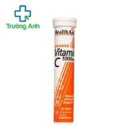 HealthAid Vitamin C 1000mg (hương cam) - Hỗ trợ bổ sung vitamin C cho cơ thể
